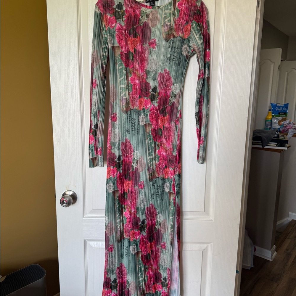 Floral Long Sleeve Dress